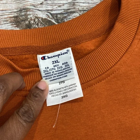 NWT Champion Texas Longhorn crewneck long sleeve sweatshirt size XXL - Picture 7 of 11